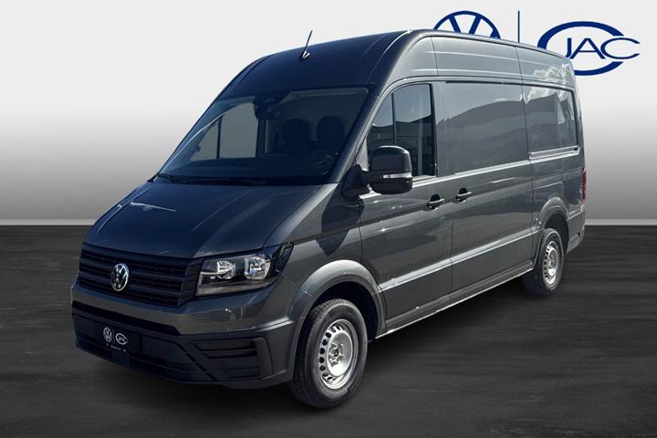 Grå VW Crafter 35 fra 2026