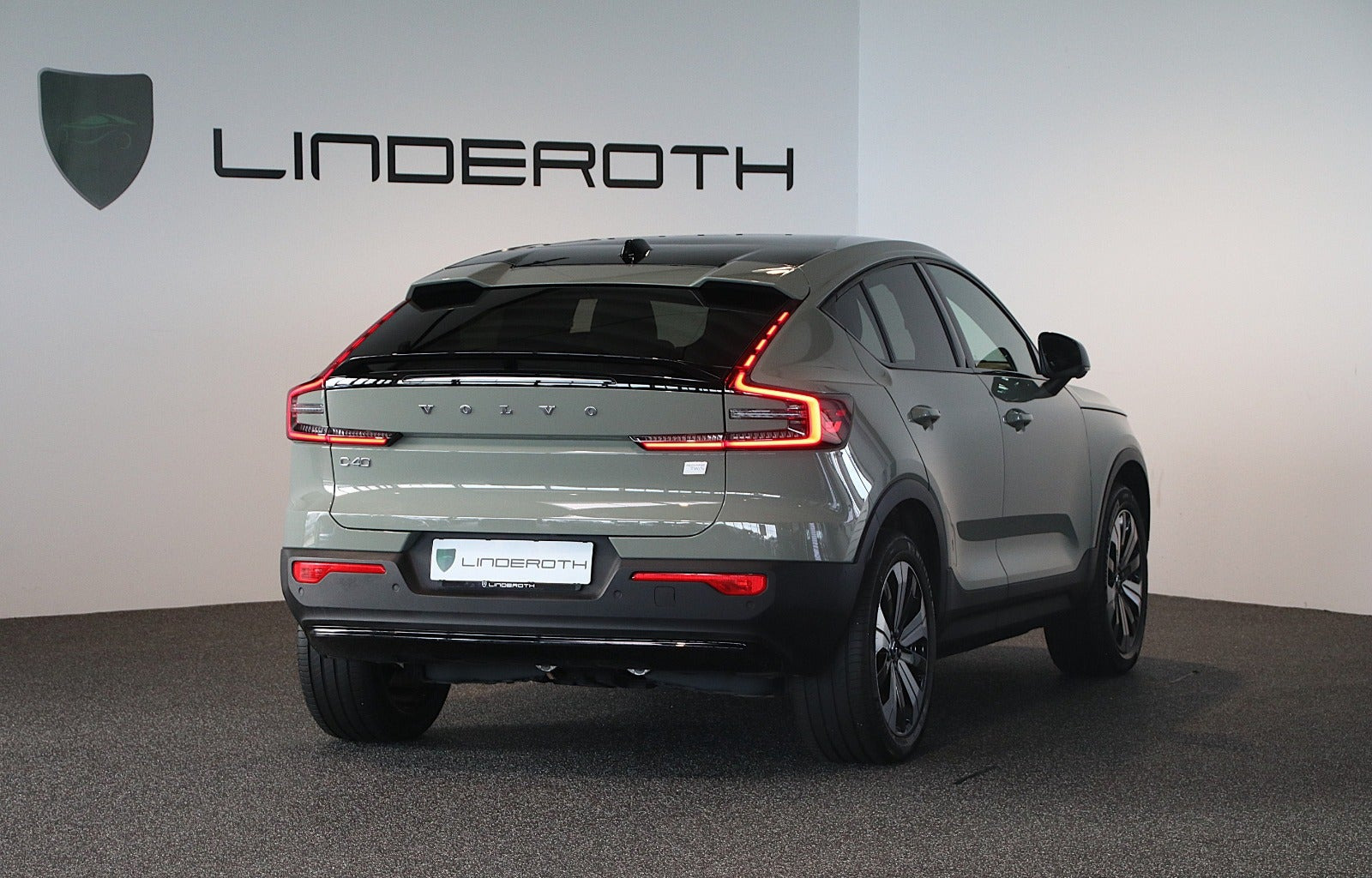 Grøn Volvo C40 fra 2023