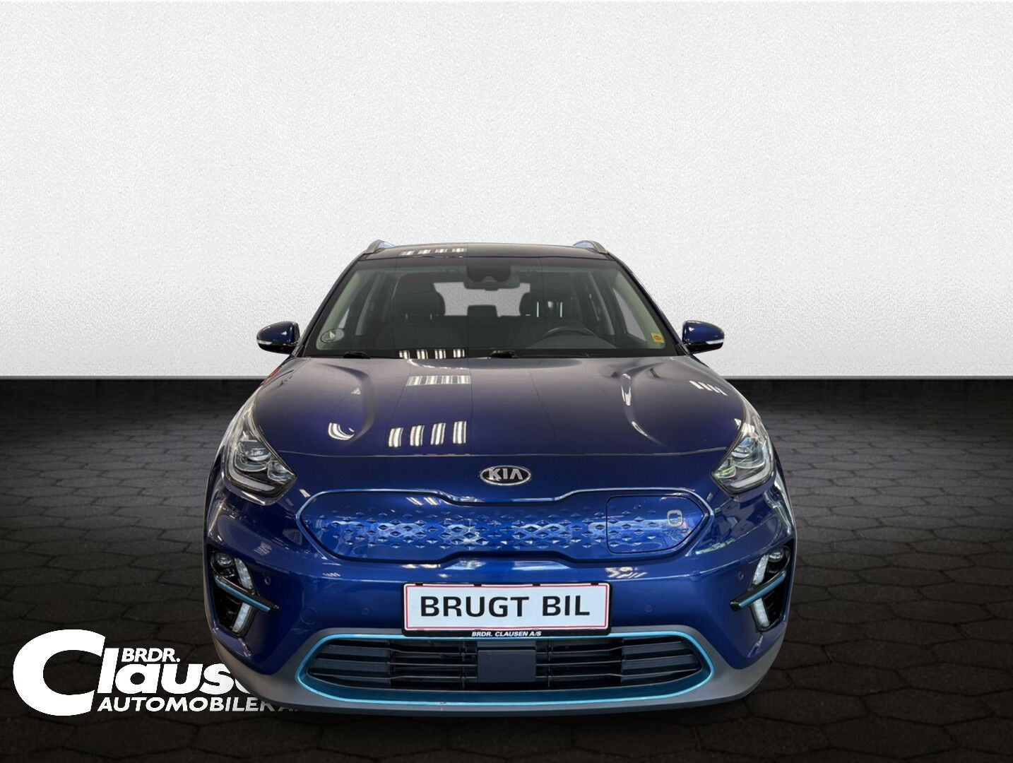 Blå Kia e-Niro fra 2021