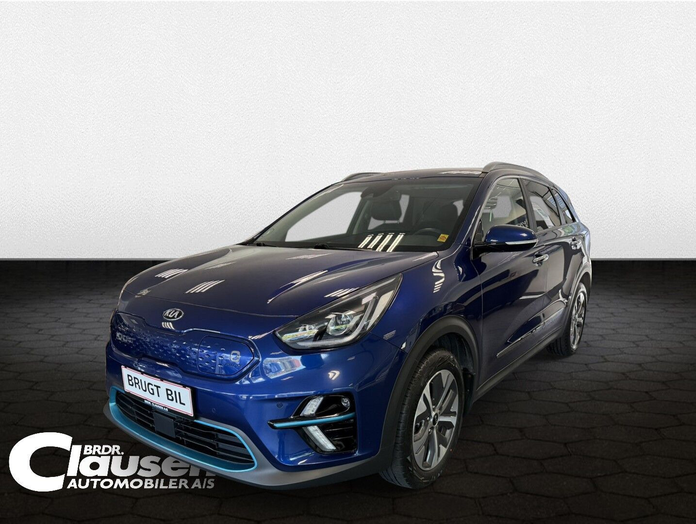 Blå Kia e-Niro fra 2021
