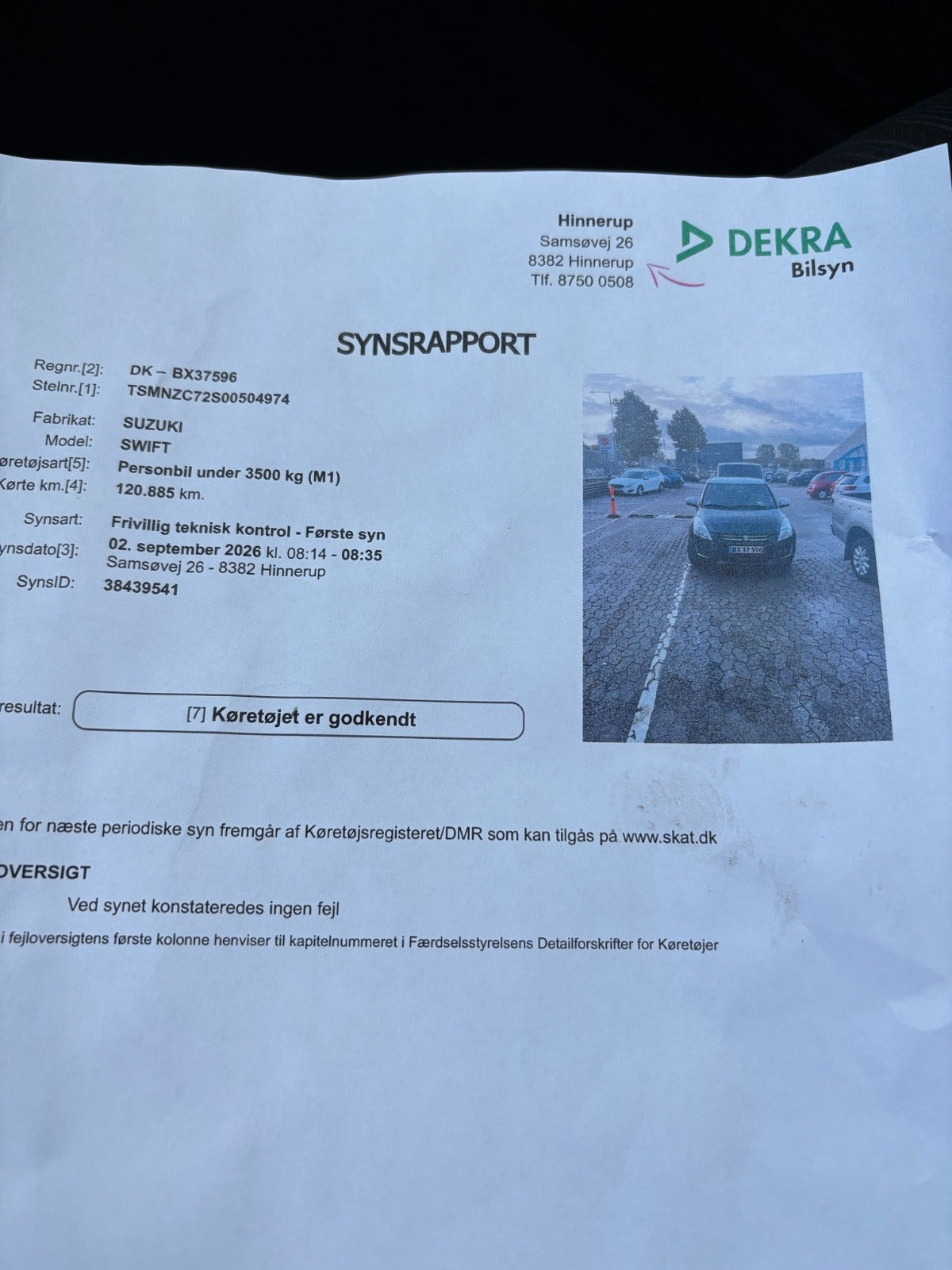 Brun Suzuki Swift fra 2014