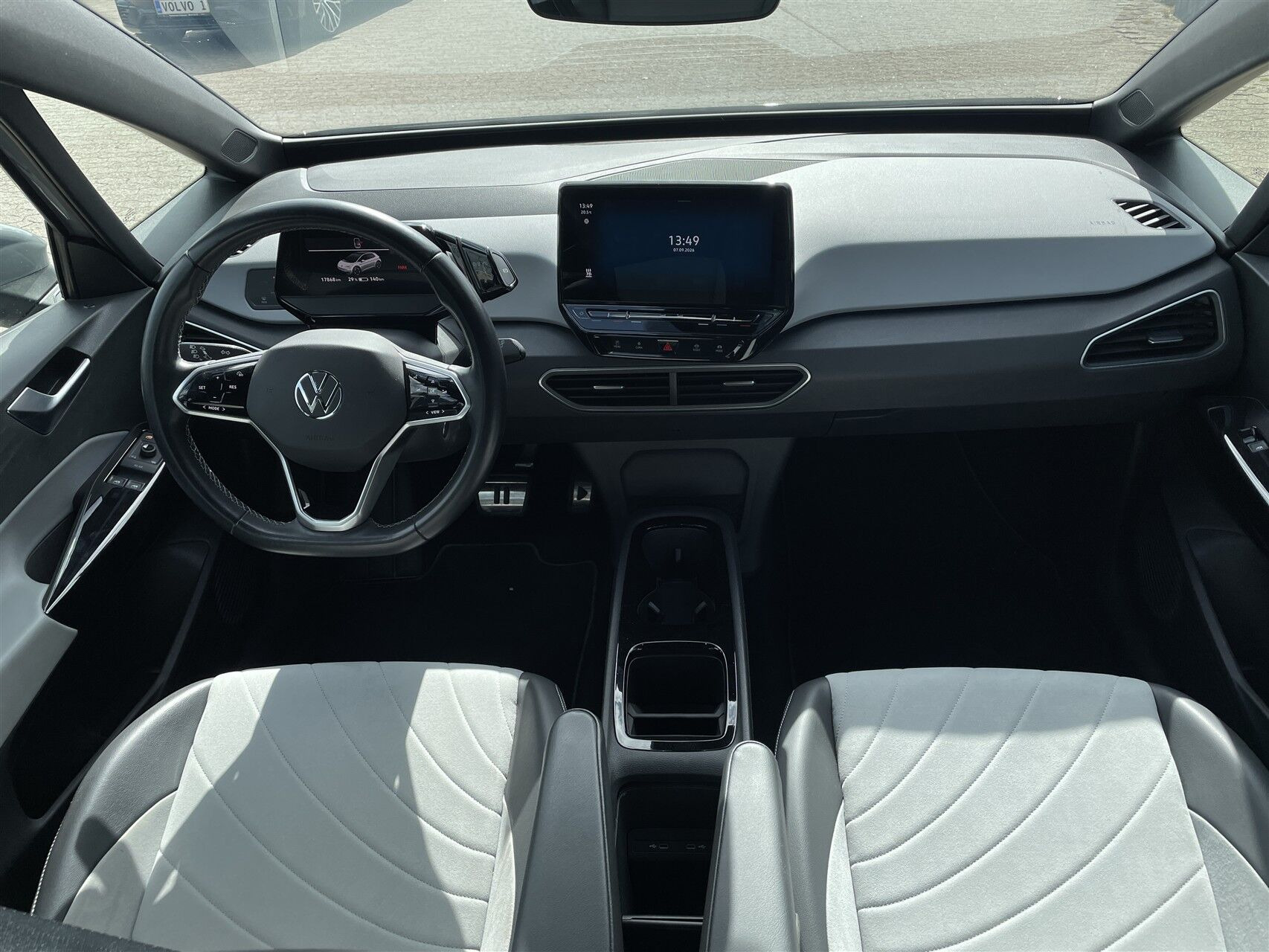 Grå VW ID.3 fra 2023