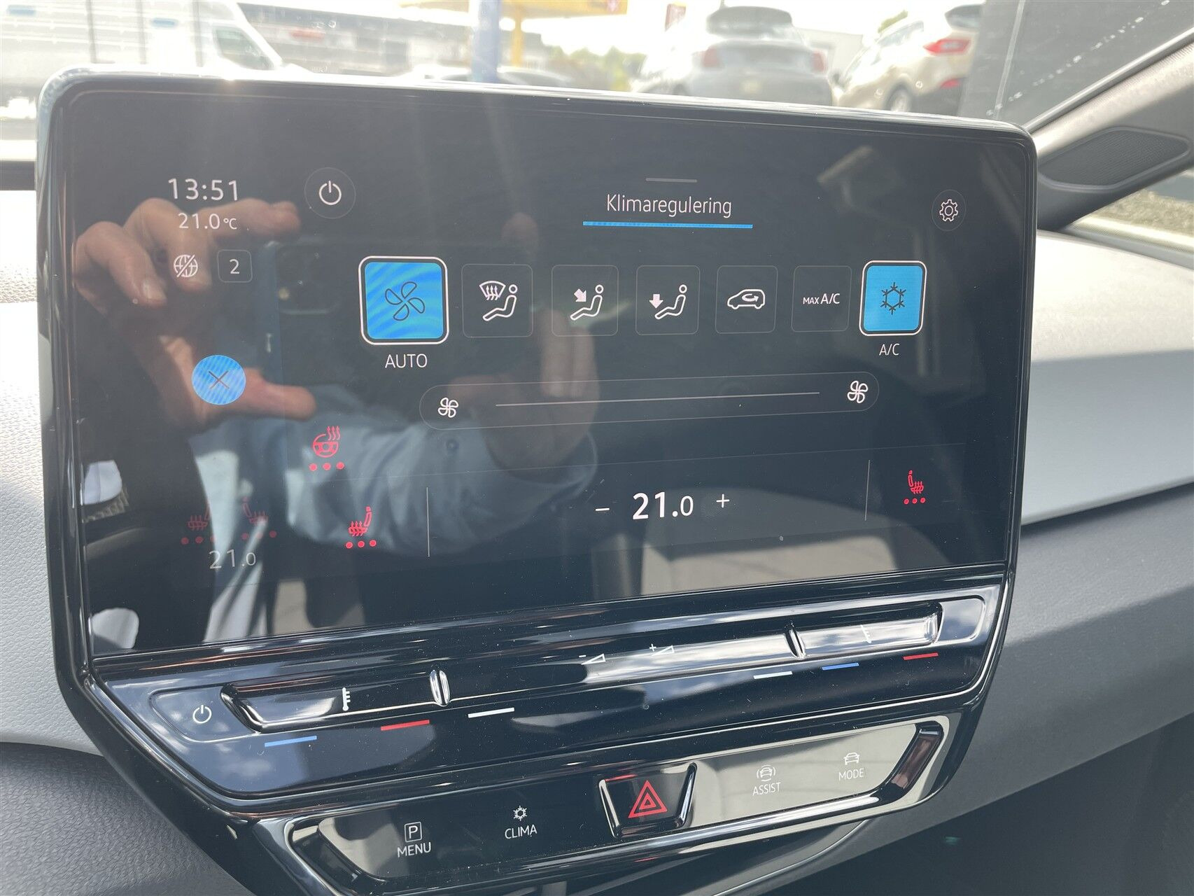 Grå VW ID.3 fra 2023