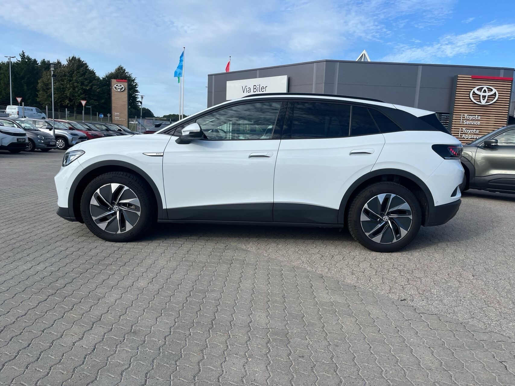 Hvid VW ID.4 fra 2023