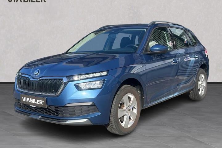 Blå Skoda Kamiq fra 2021