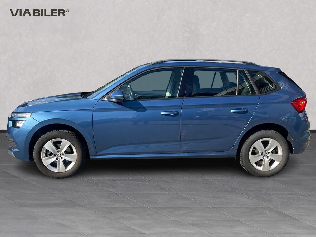 Blå Skoda Kamiq fra 2021
