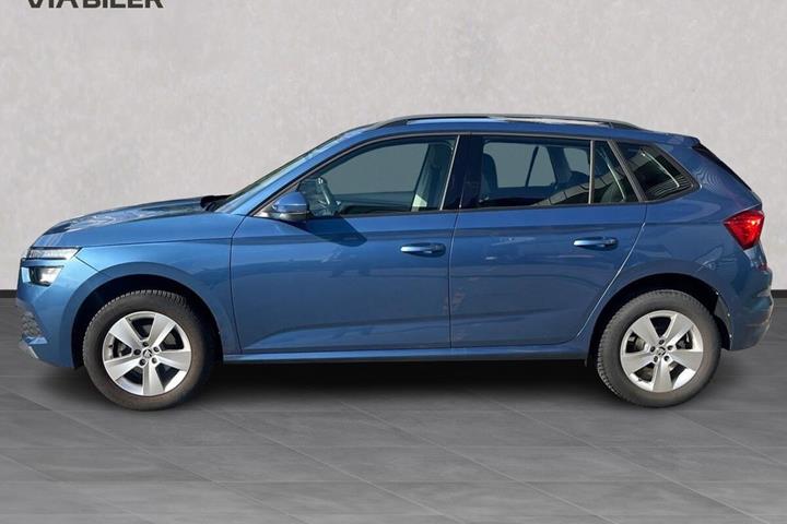Blå Skoda Kamiq fra 2021