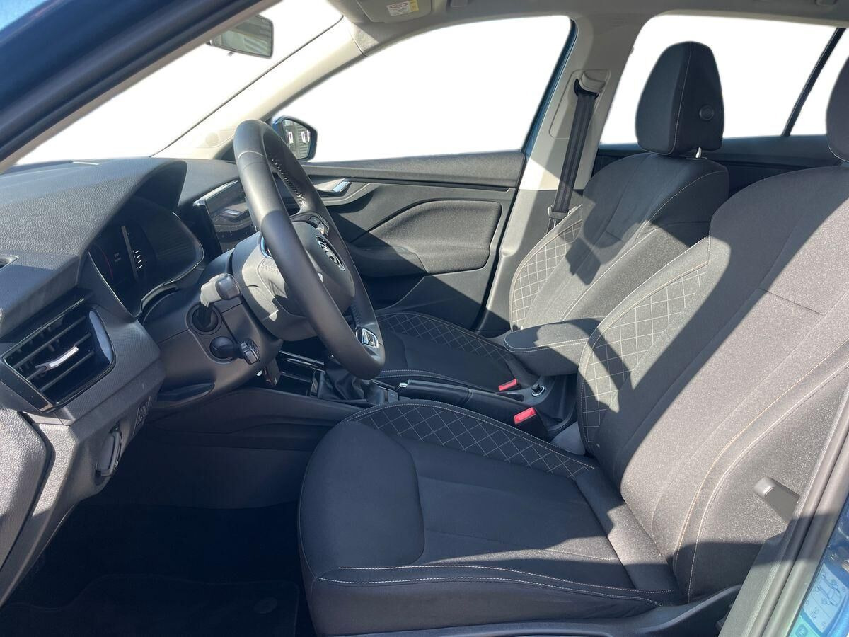 Blå Skoda Kamiq fra 2021