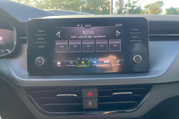 Blå Skoda Kamiq fra 2021