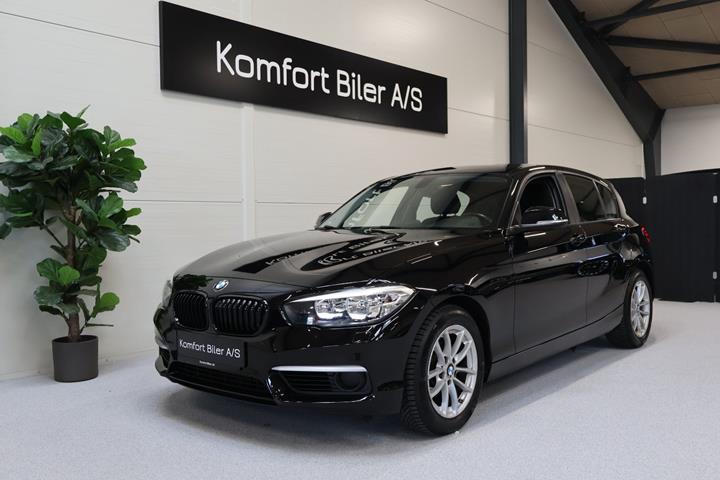 Sort BMW 118d fra 2018