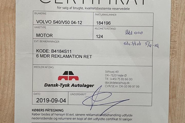 Grå Volvo V50 fra 2007