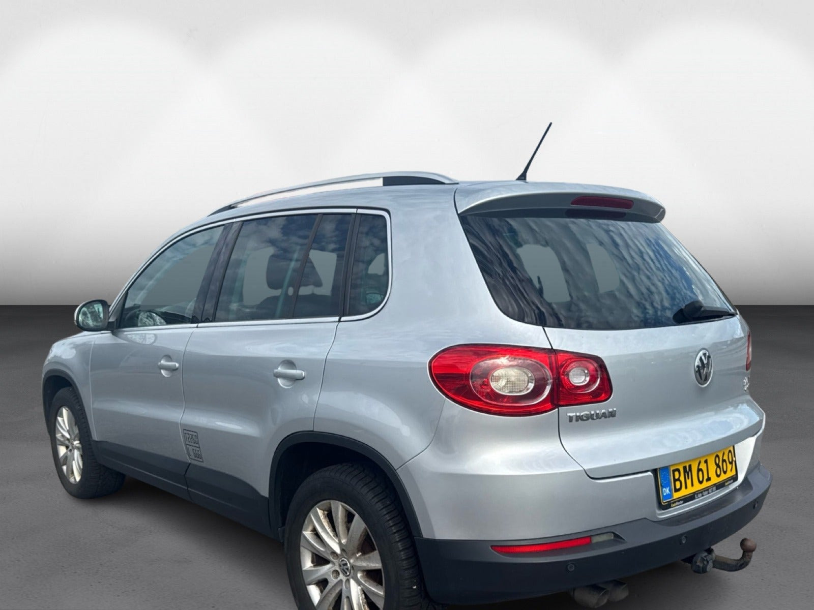 Sølv VW Tiguan fra 2008