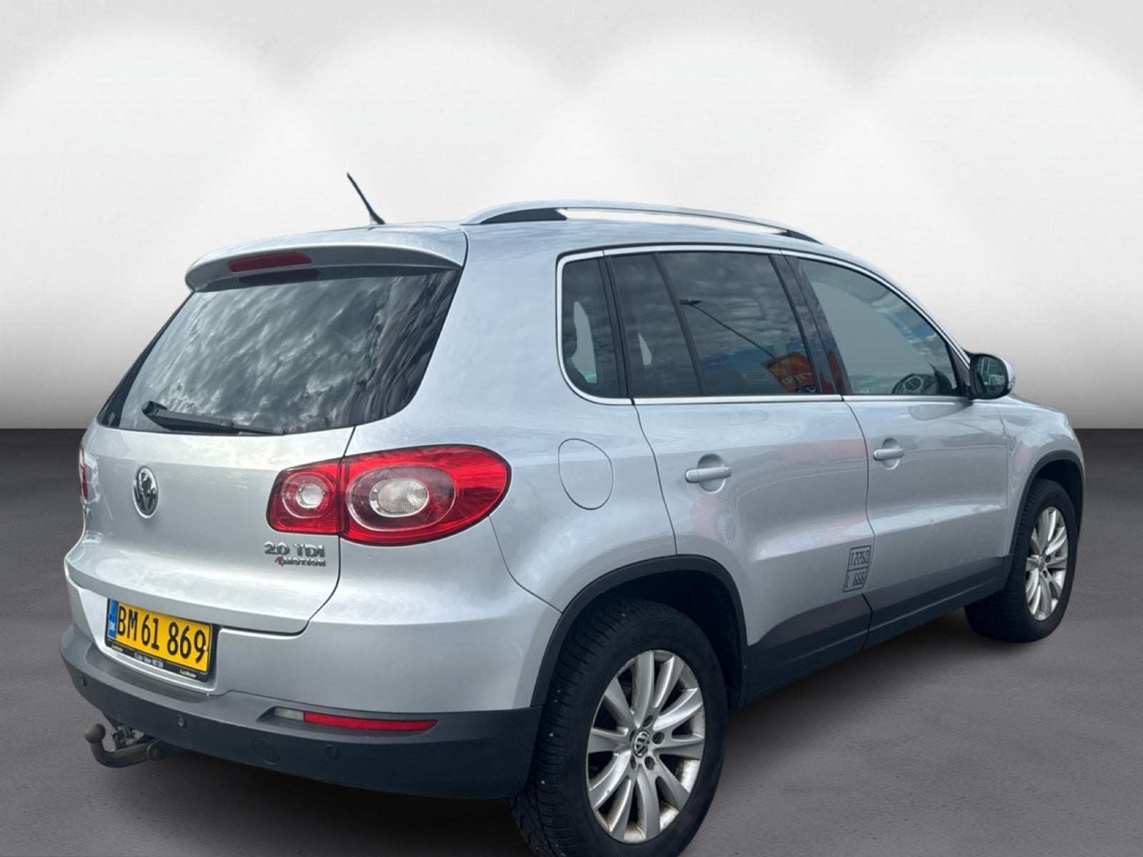 Sølv VW Tiguan fra 2008