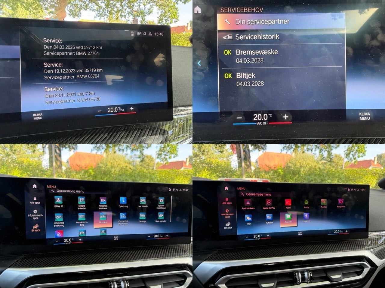 Grå BMW i4 fra 2021