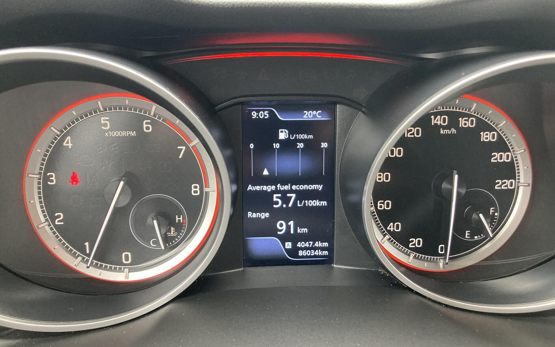 Sølv Suzuki Swift fra 2017
