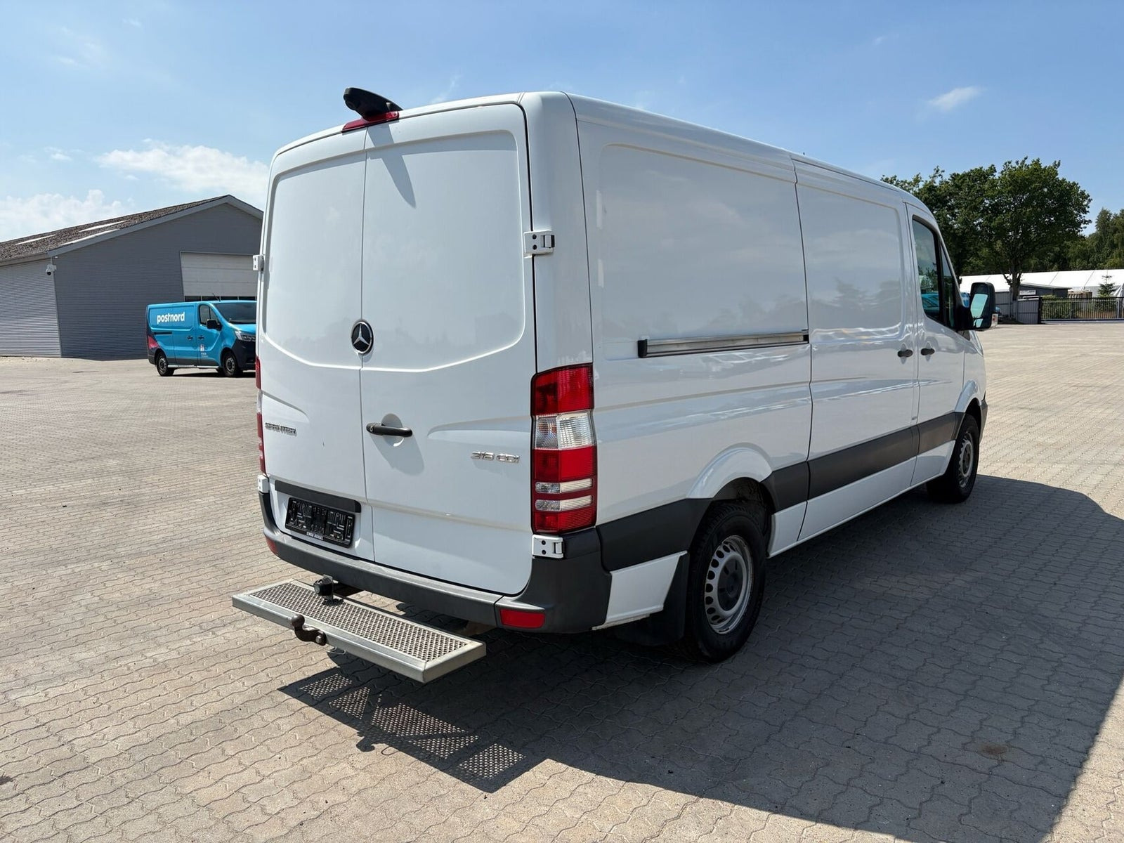 Hvid Mercedes Sprinter 216 fra 2018