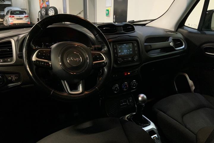 Sort Jeep Renegade fra 2016