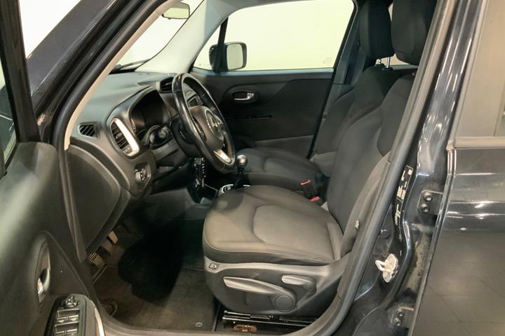 Sort Jeep Renegade fra 2016