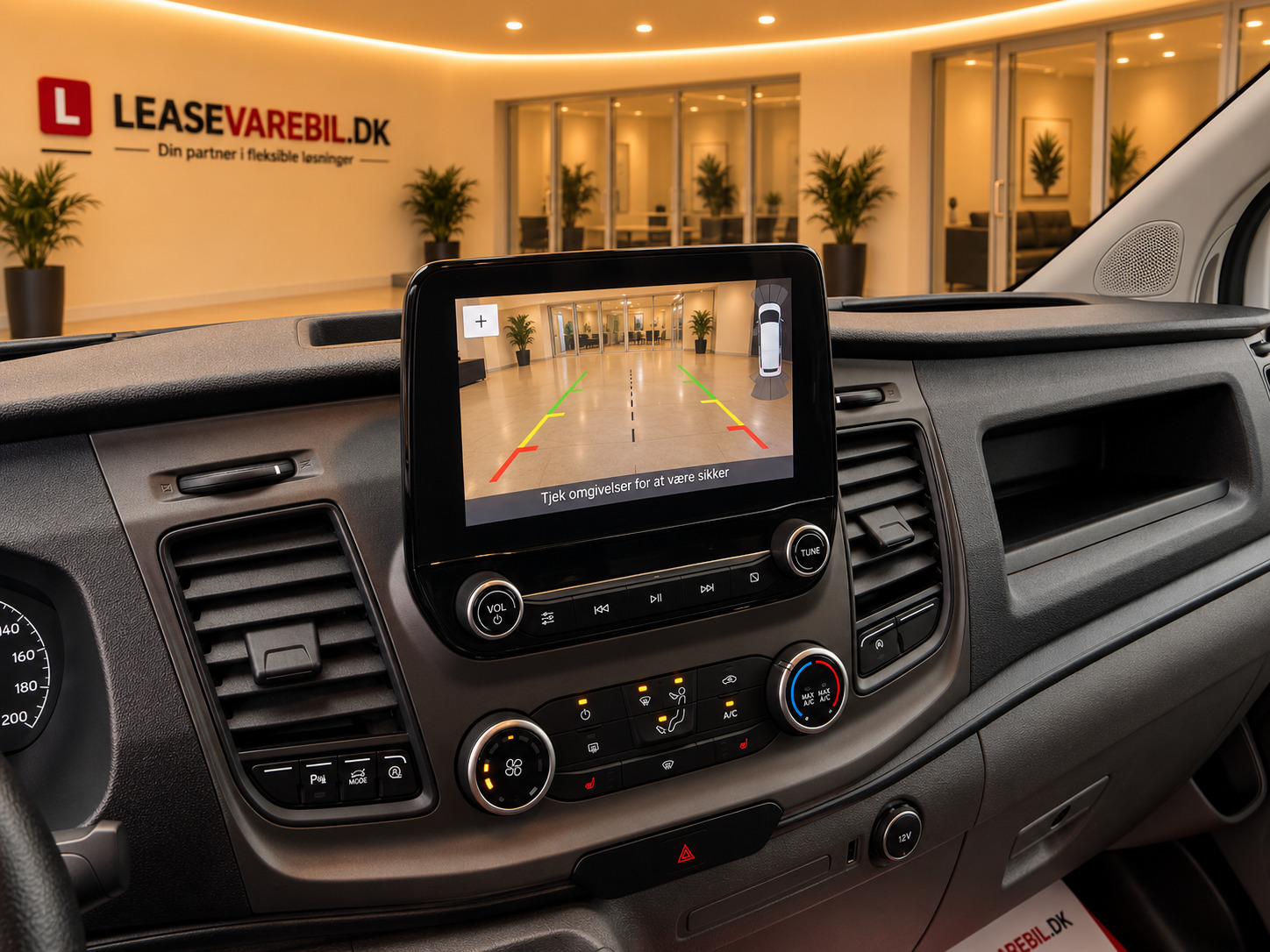 Hvid Ford Transit Custom 300 L1 fra 2021