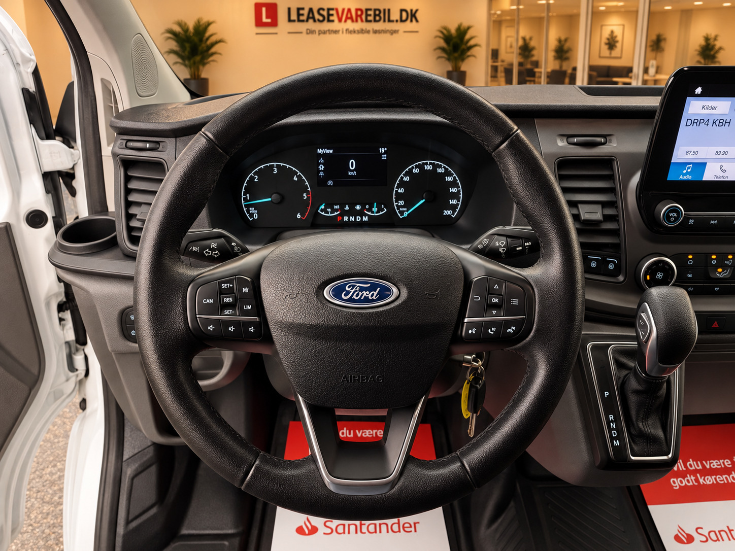 Hvid Ford Transit Custom 300 L1 fra 2021
