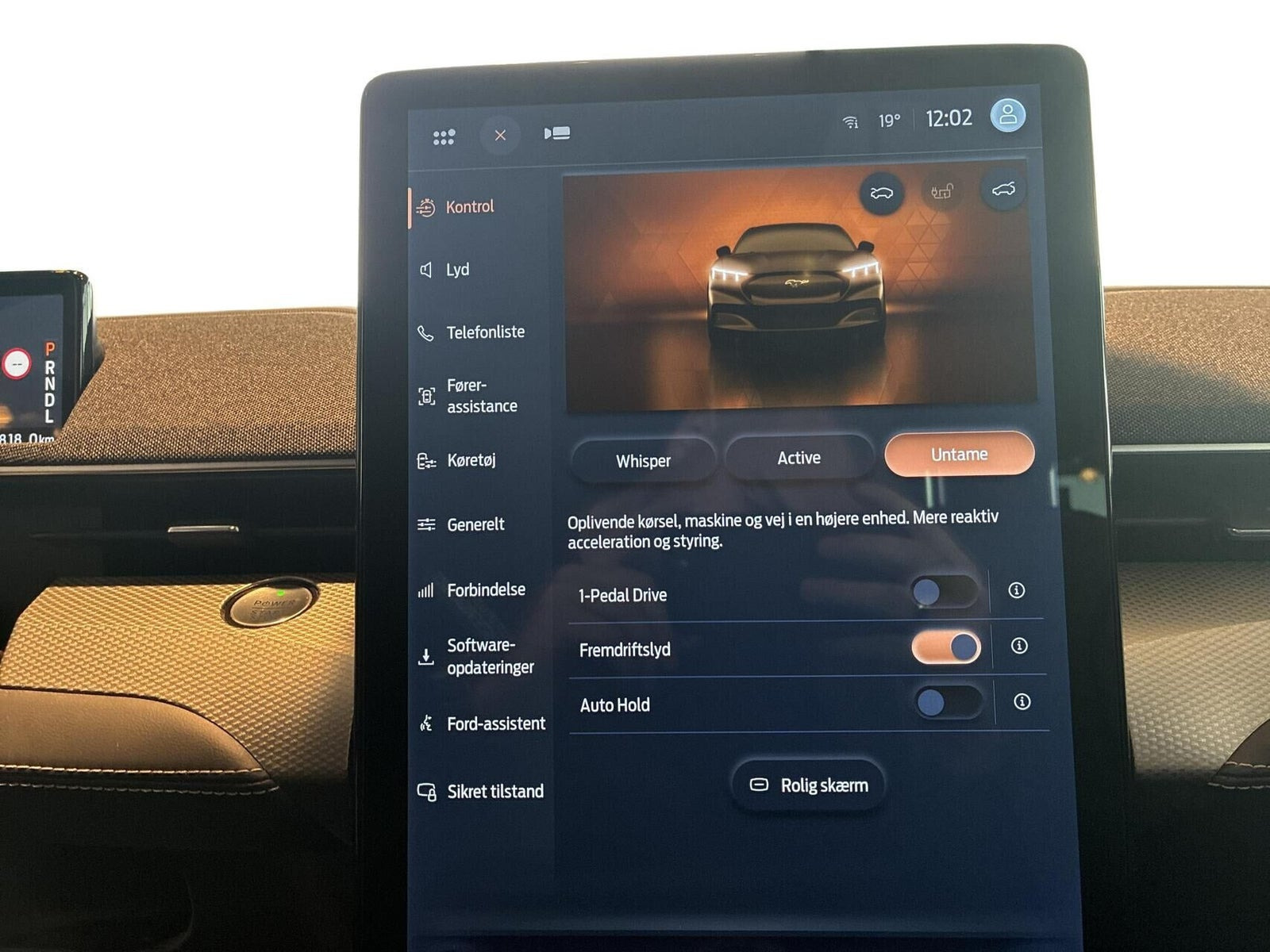 Grå Ford Mustang Mach-E fra 2021