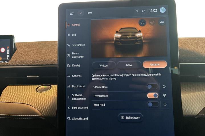 Grå Ford Mustang Mach-E fra 2021