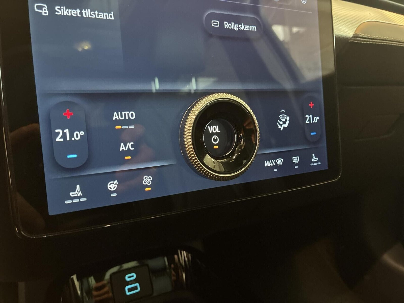 Grå Ford Mustang Mach-E fra 2021