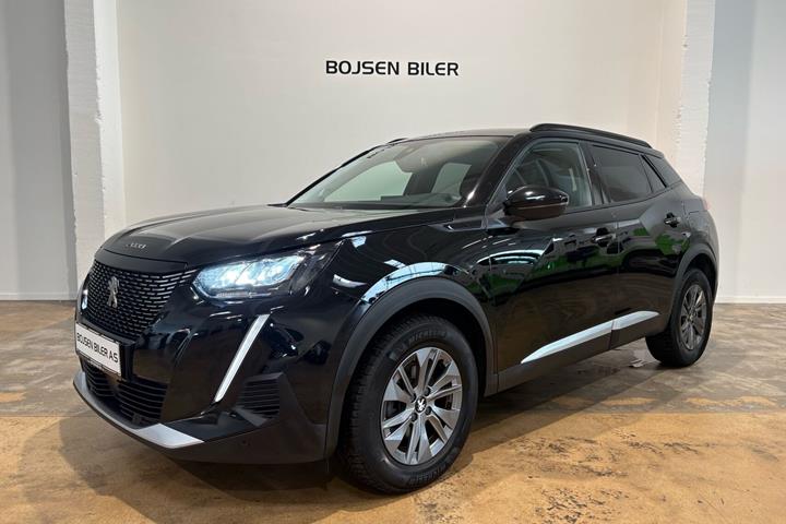 Sort Peugeot 2008 fra 2021 set udefra