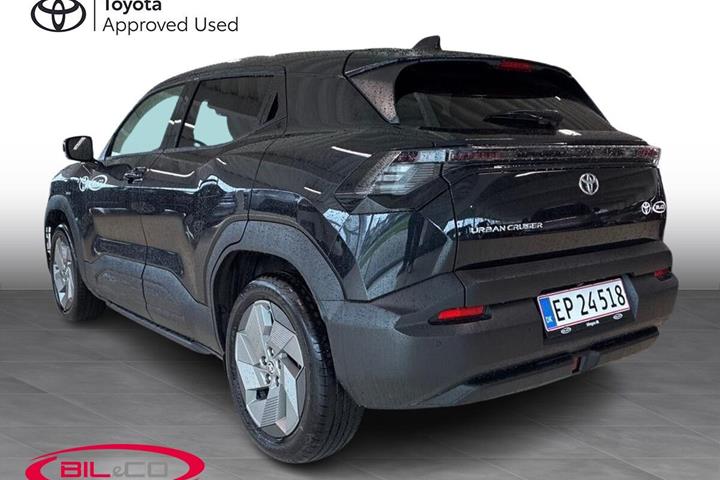 Sort Toyota Urban Cruiser fra 2026