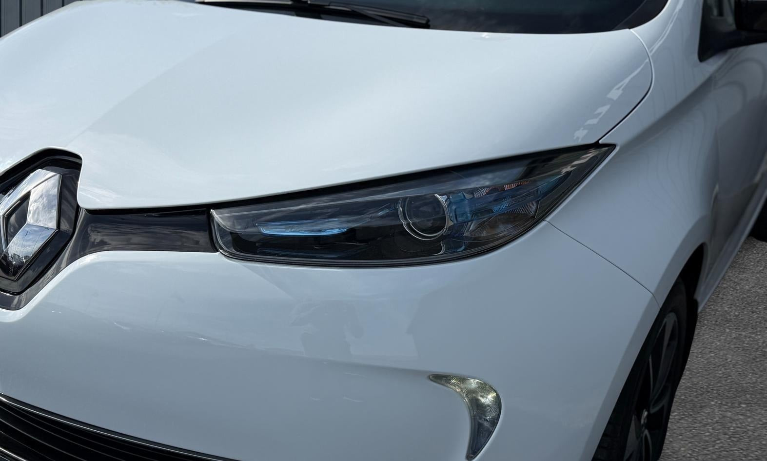 Hvid Renault Zoe fra 2019