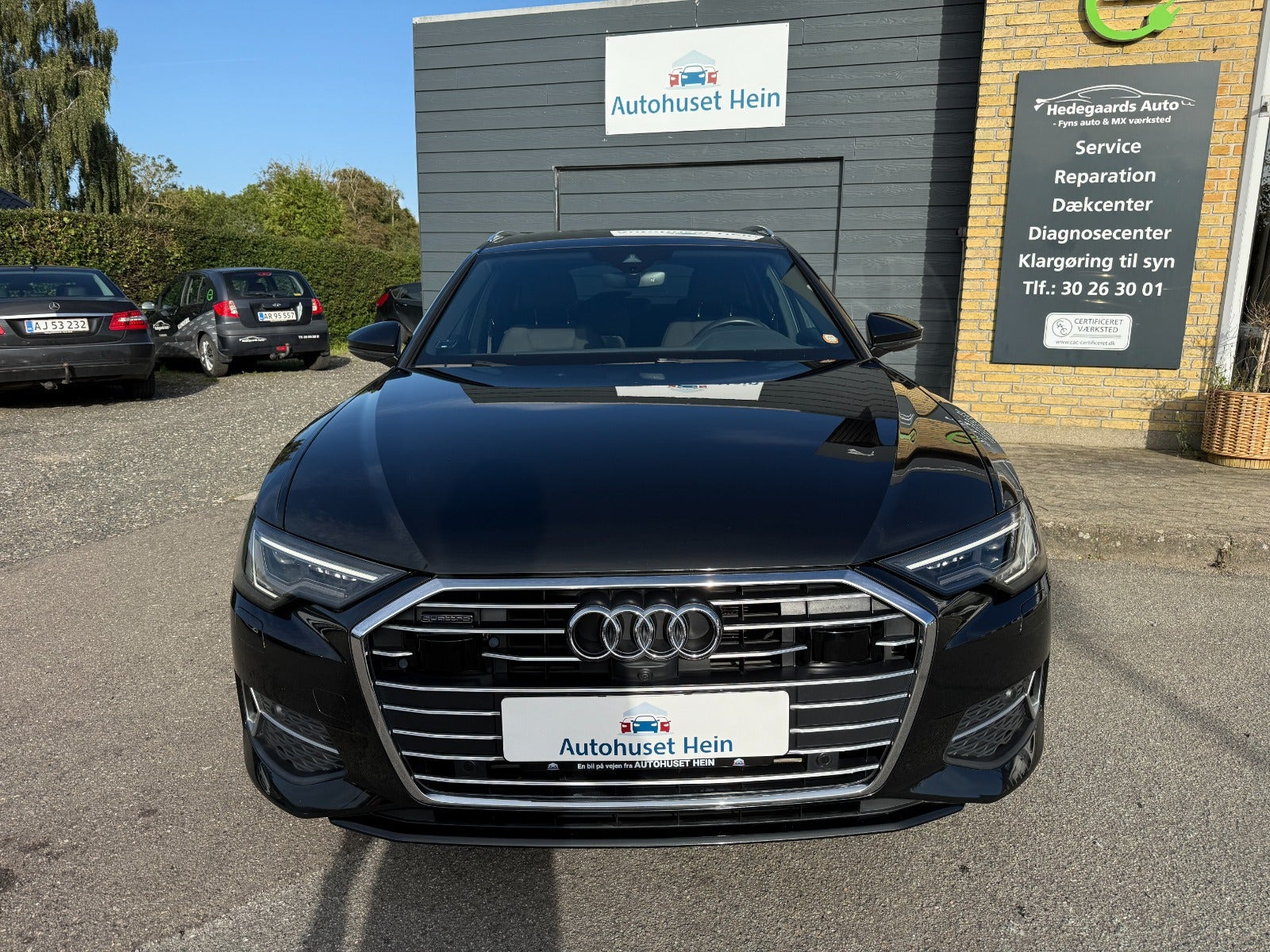 Grå Audi A6 fra 2019