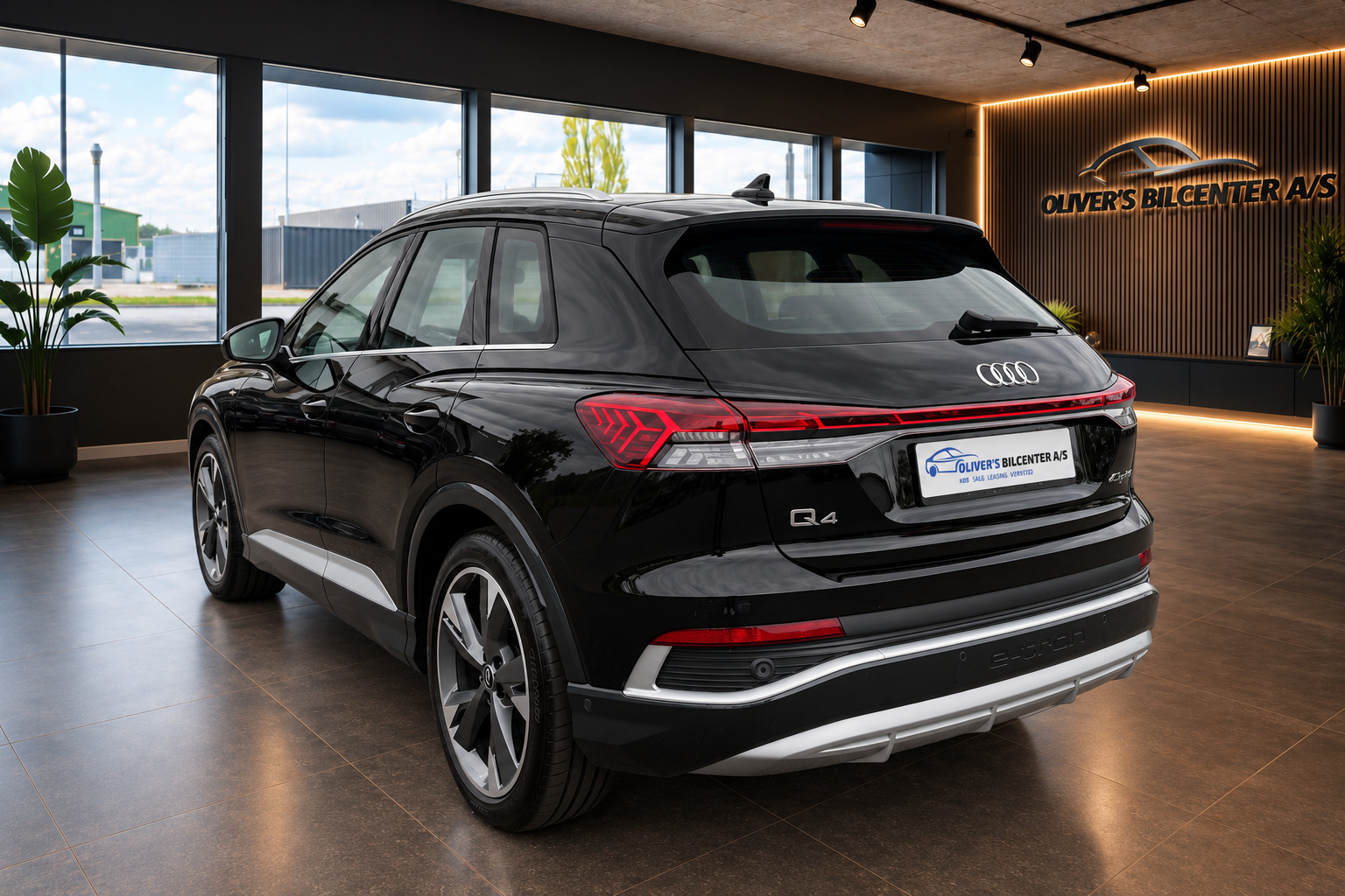 Sort Audi Q4 e-tron fra 2023