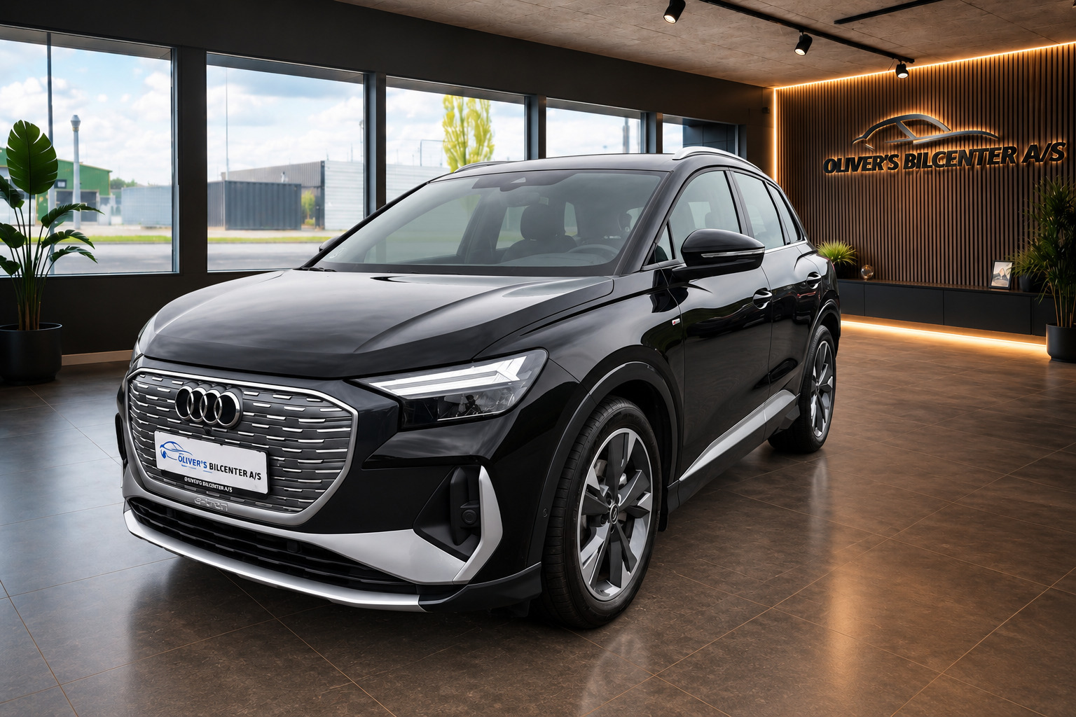 Sort Audi Q4 e-tron fra 2023