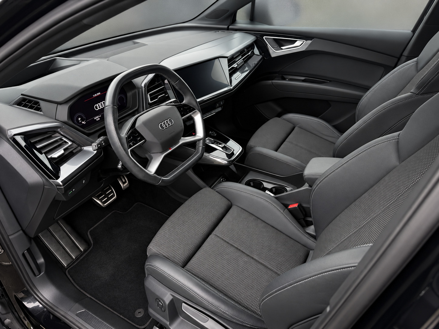 Sort Audi Q4 e-tron fra 2023