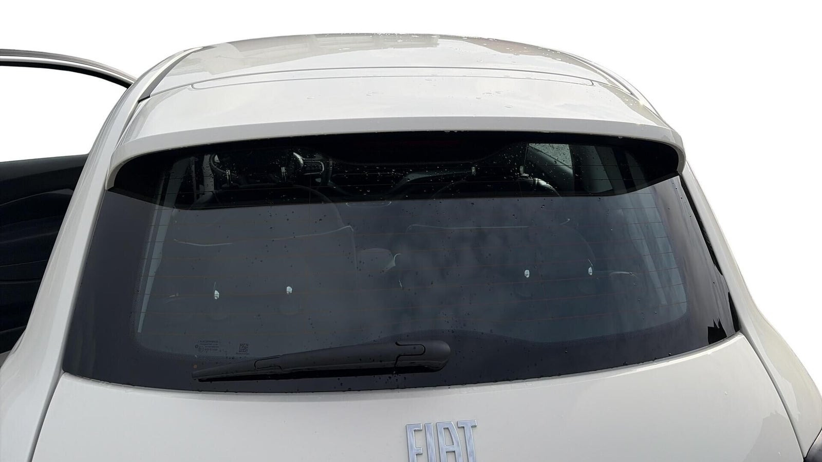 Hvid Fiat 500e fra 2024