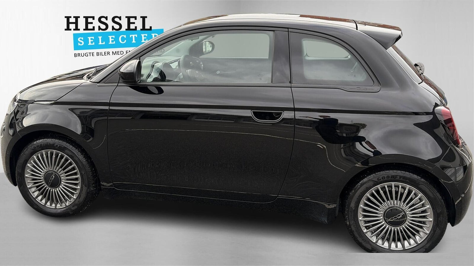 Sort Fiat 500e fra 2024