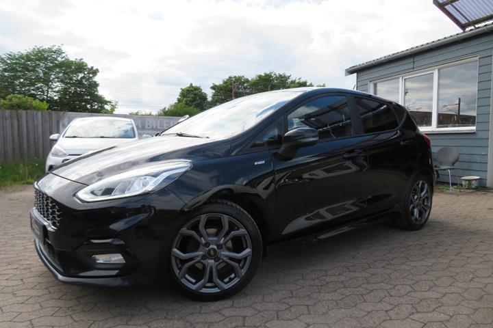 Sort Ford Fiesta fra 2018