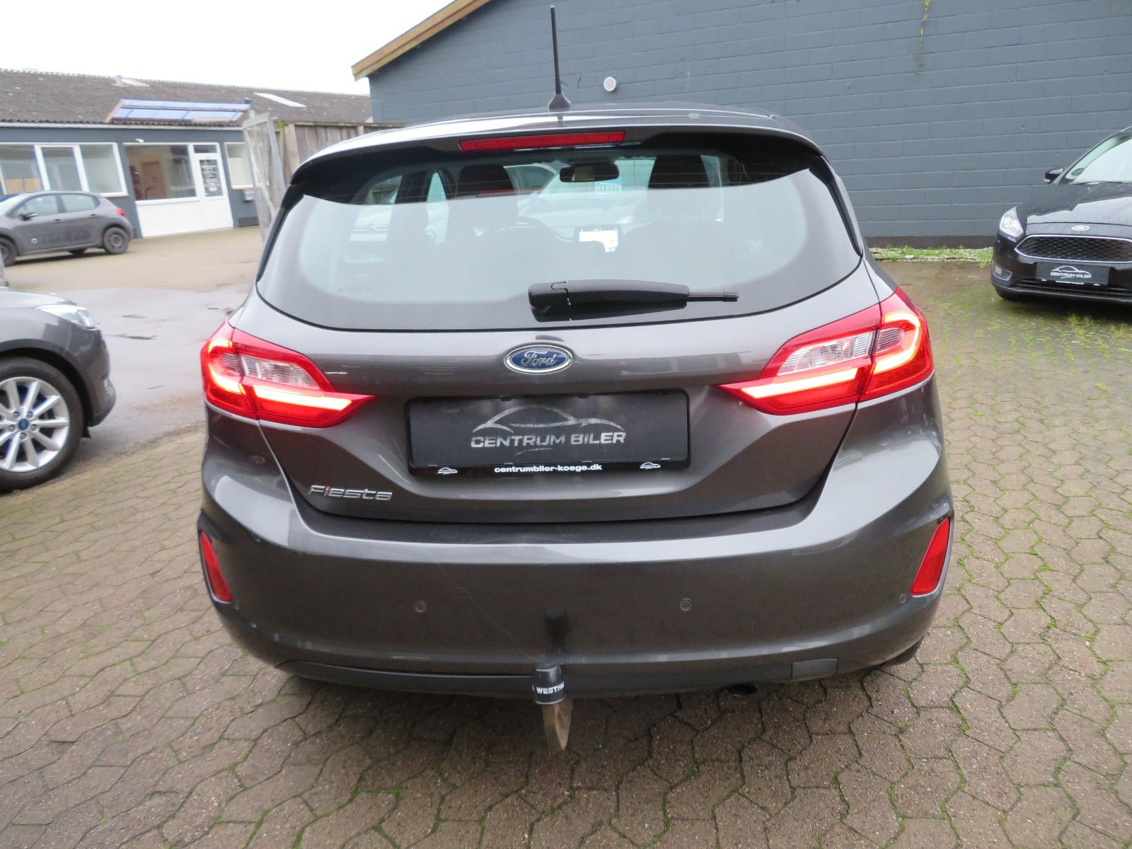 Grå Ford Fiesta fra 2018