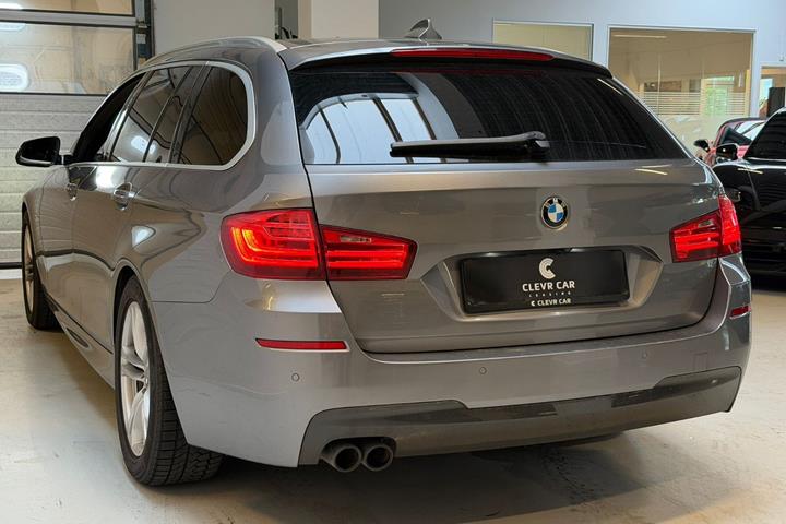 Sølv BMW 520d fra 2016