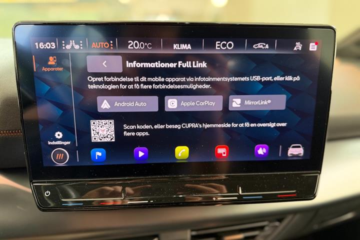 Blå Cupra Born fra 2022