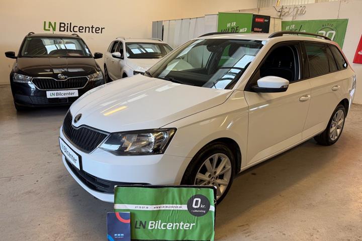 Sølv Skoda Fabia fra 2017