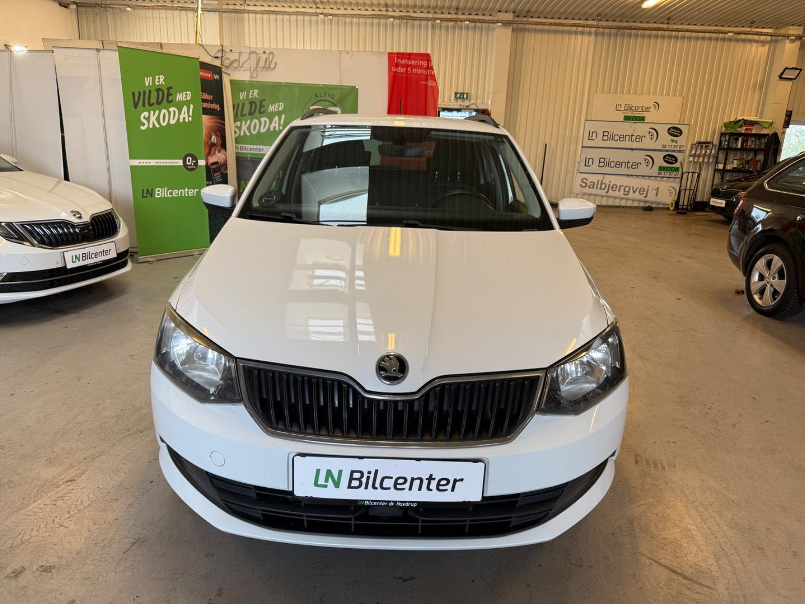 Sølv Skoda Fabia fra 2017