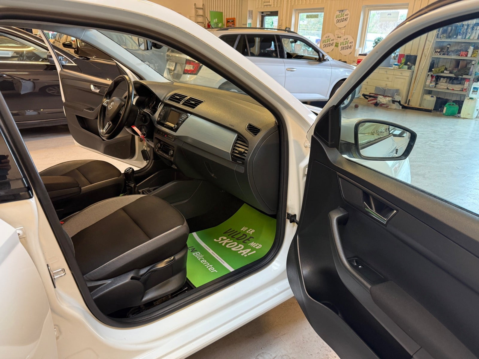Sølv Skoda Fabia fra 2017