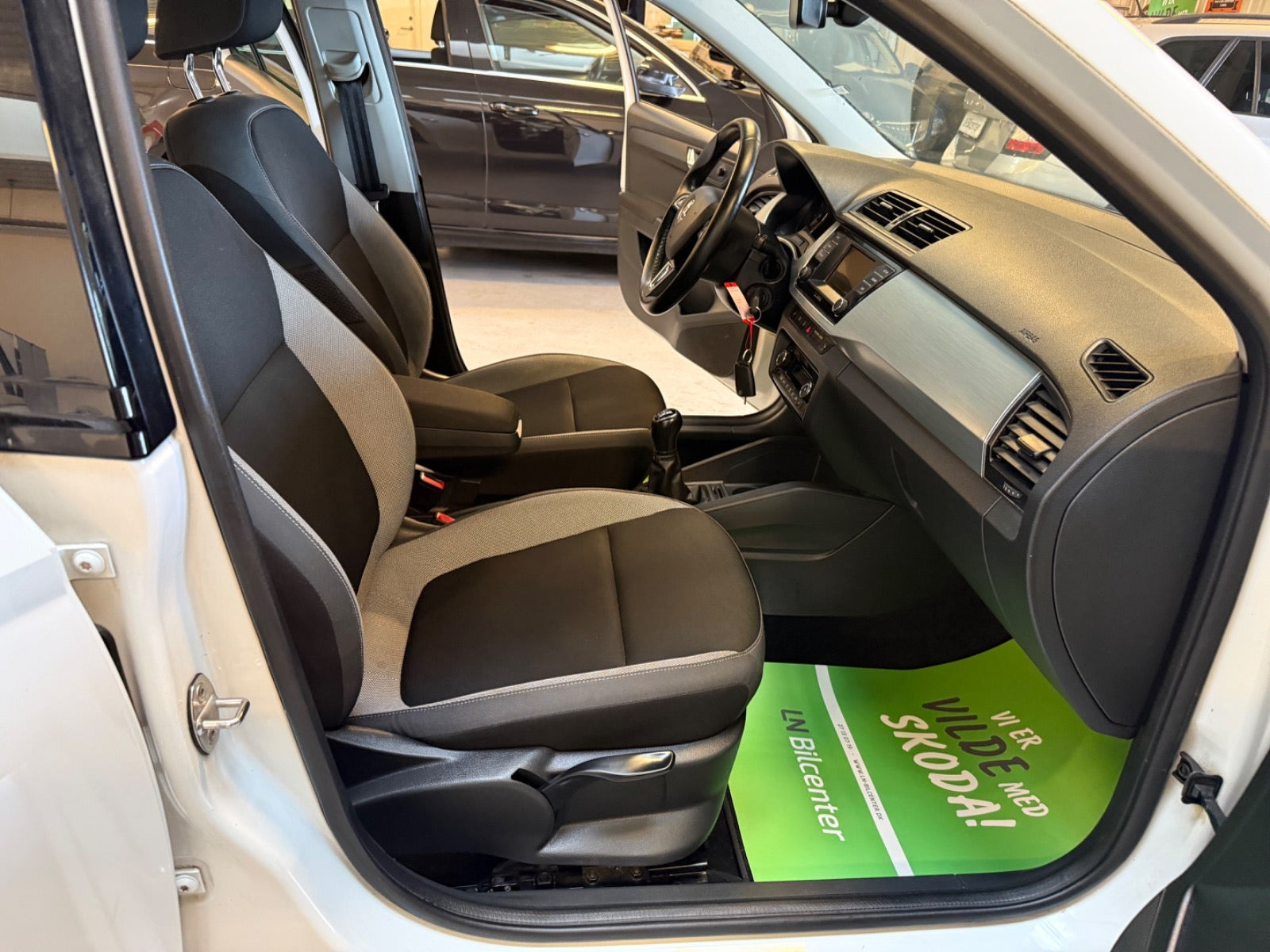 Sølv Skoda Fabia fra 2017