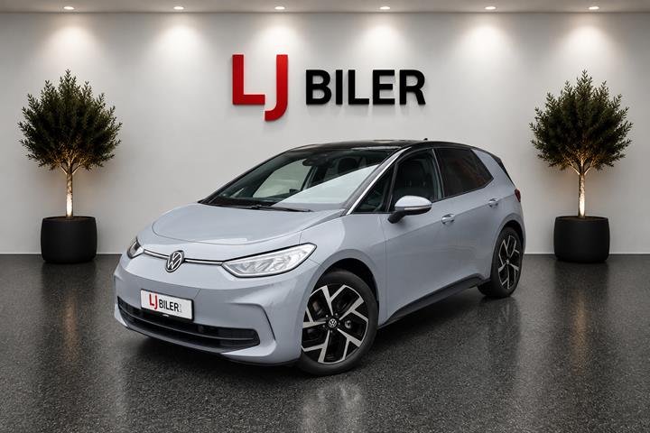 Grå VW ID.3 fra 2024 set udefra