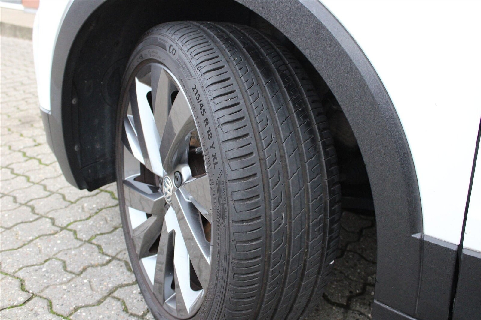 Hvid VW T-Cross fra 2019