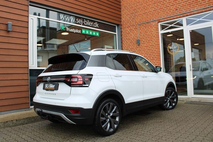 Hvid VW T-Cross fra 2019