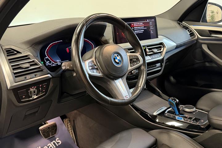 Blå BMW iX3 fra 2022