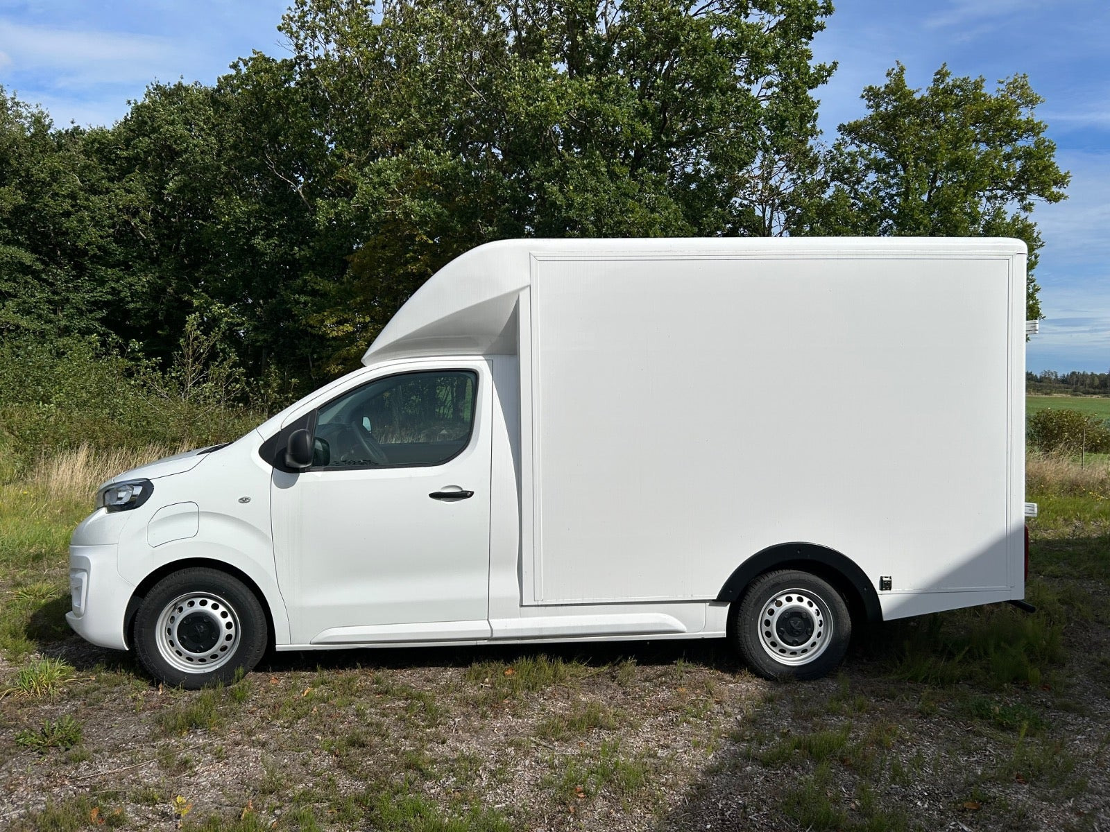 Hvid Peugeot e-Expert fra 2024