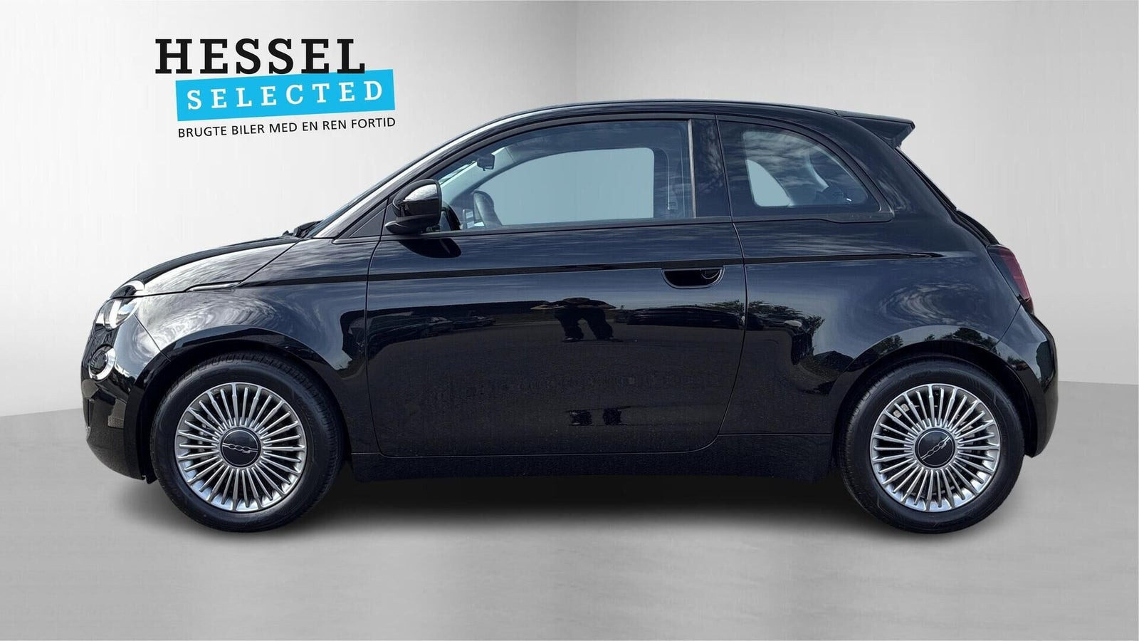 Sort Fiat 500e fra 2023
